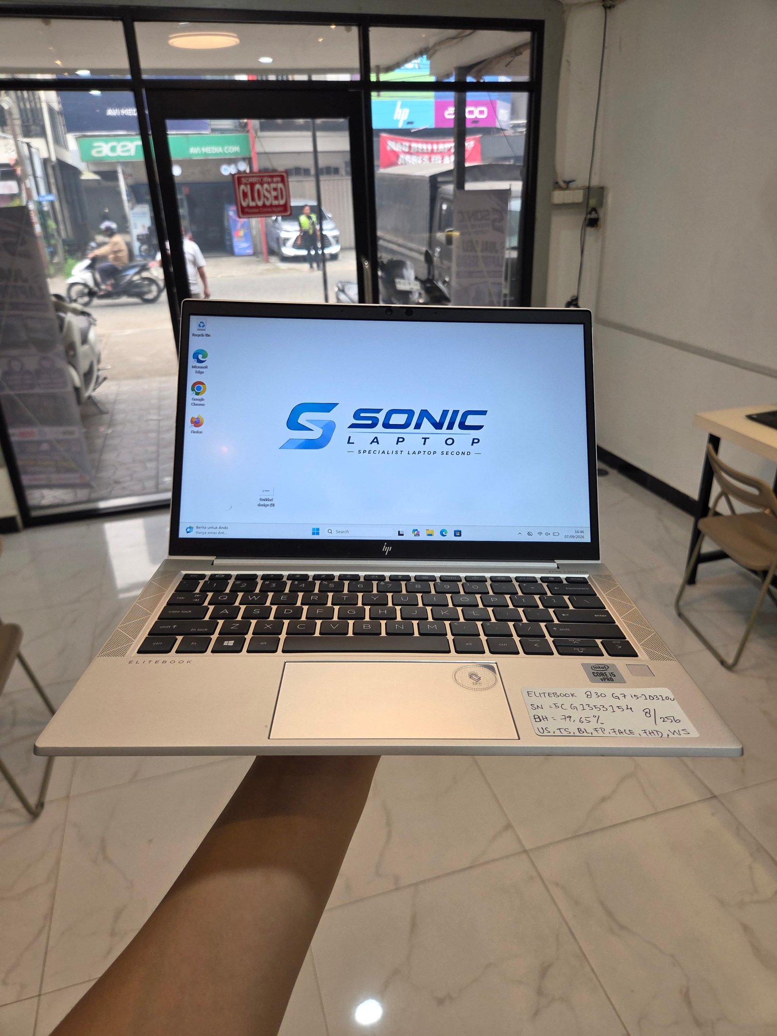 Laptop HP Elitebook 830 G7 Core i5 gen 10 Original/ Second / Berkualitas / Bergaransi